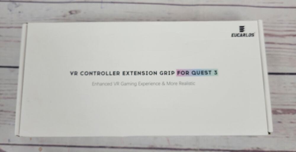EUCARLOS VR Controller Grips Quest 3 3-in-1 Dual Handle Saber NIB